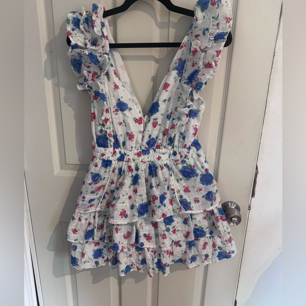 LoveShackFancy Bennett Mini Dress Size Small - Picture 4 of 14